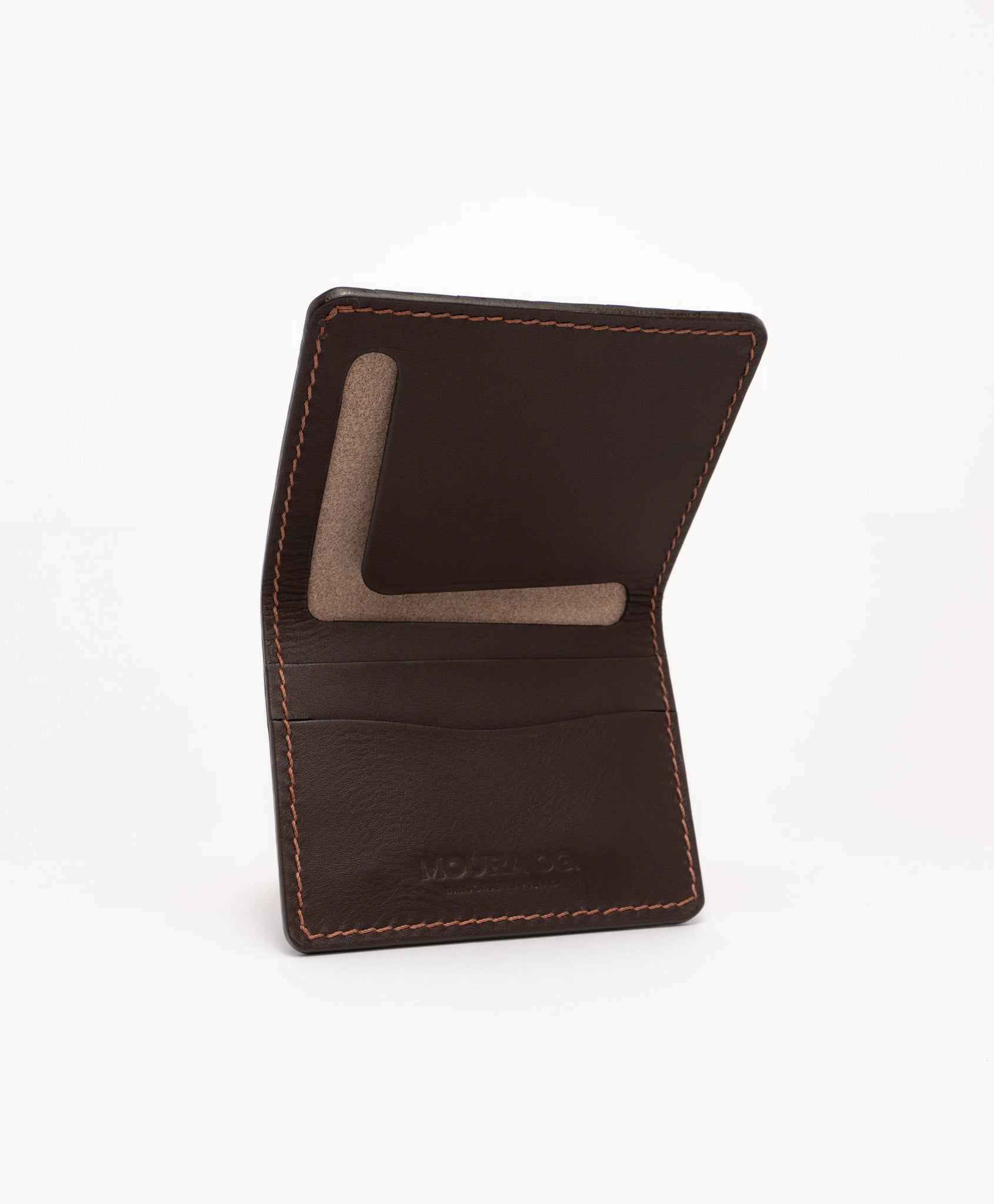 Bifold Wallet - Croco Brown