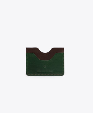 Card Holder - Brown Green