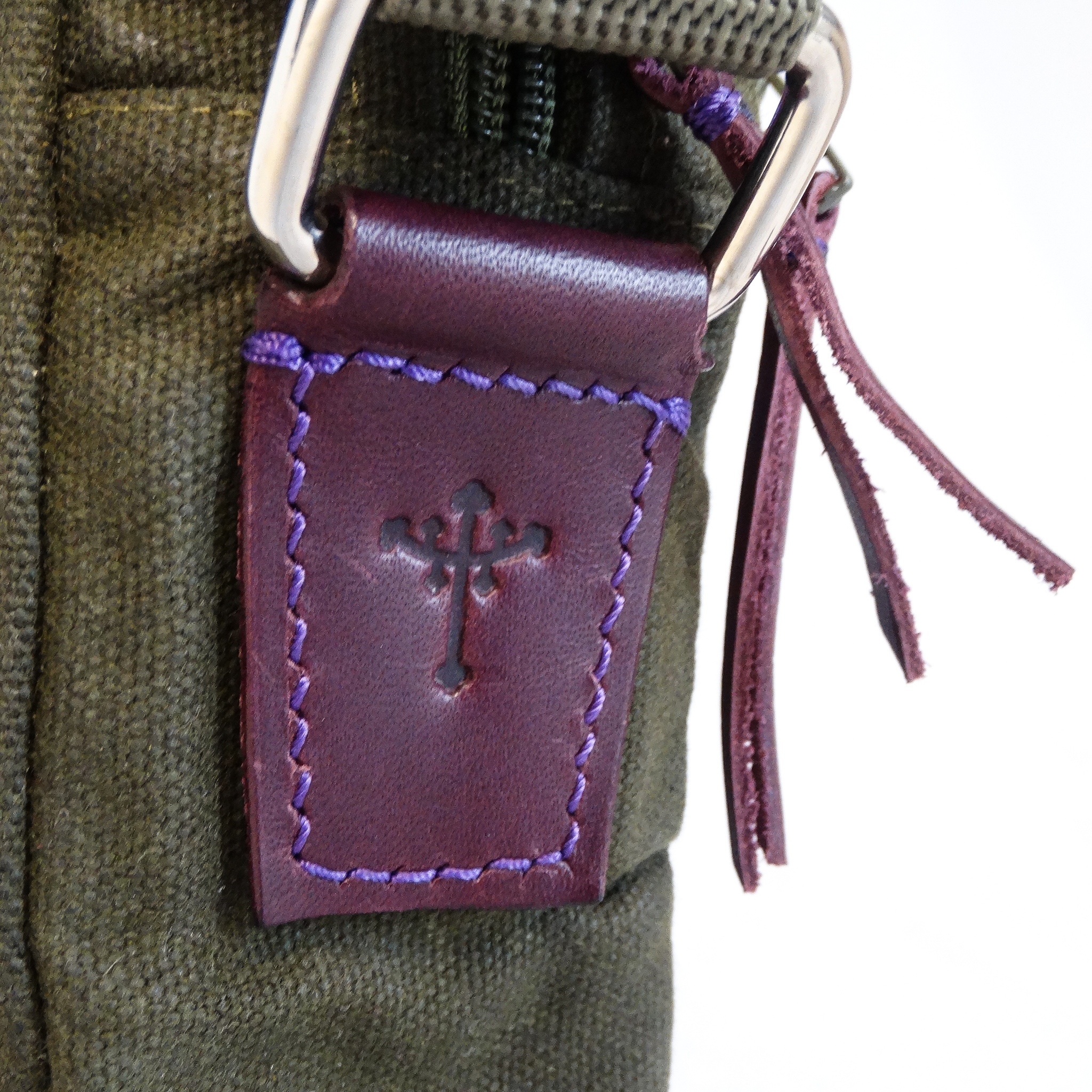 Canvas Crossbody Bag - Olive